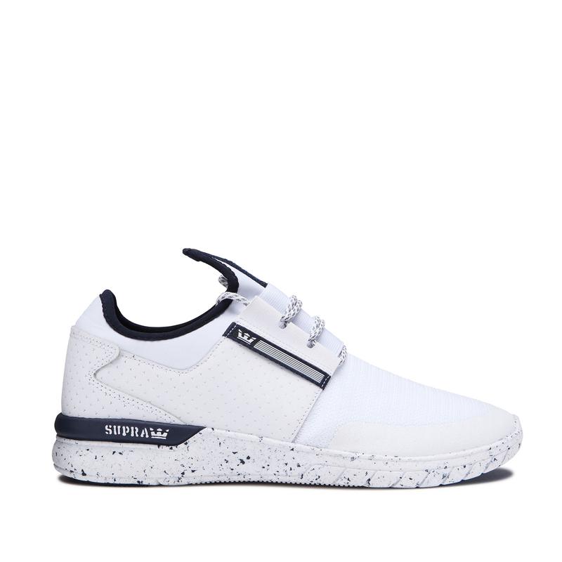 Zapatillas Bajas Supra Argentina Hombre - FLOW RUN Blancas (NFCPH-4792)